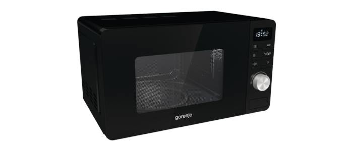 Cuptor cu microunde Gorenje MO20A3B 20L 800W 11 Programe Negru
