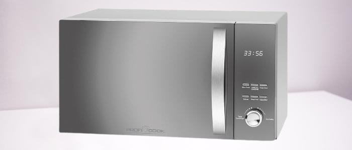 Cuptor cu microunde ProfiCook PC-MWG 1176 H 2300W Timer Platou 27cm Silver