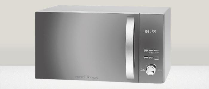 Cuptor cu microunde ProfiCook PC-MWG 1176 H 2300W Timer Platou 27cm Silver